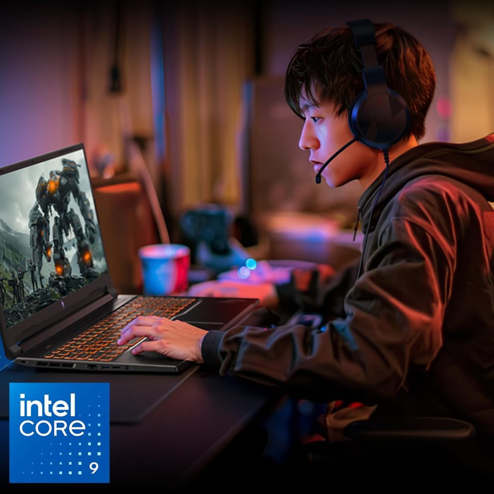 acer Nitro V Gaming Laptop | Intel Core 9 Processor 270H | NVIDIA GeForce RTX 5070 Laptop GPU | 16" WUXGA IPS 180Hz Display | 32GB DDR5 | 1TB Gen 4 SSD | Wi-Fi 6 | Backlit KB | ANV16-72-933F - Image 2