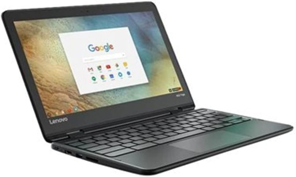 Lenovo 11.6" 300e Chromebook Touchscreen LCD 2 in 1- MediaTek M8173C Quad-core 2.1GHz 4GB LPDDR3 32GB Flash Memory Chrome OS Model 81H00000US (Renewed) - Image 2
