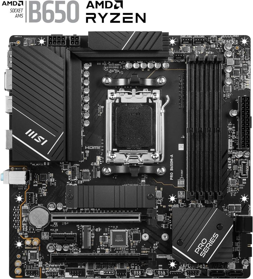 Micro-ATX - Supports AMD Ryzen 9000/8000 / 7000 Series Processors