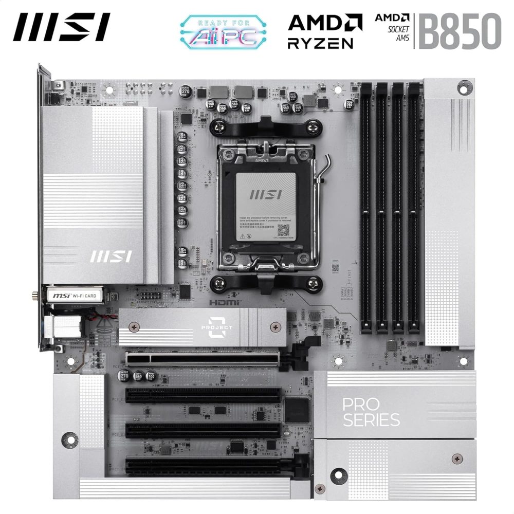 Back-Connect mATX - Supports AMD Ryzen 9000/8000 / 7000 Processors