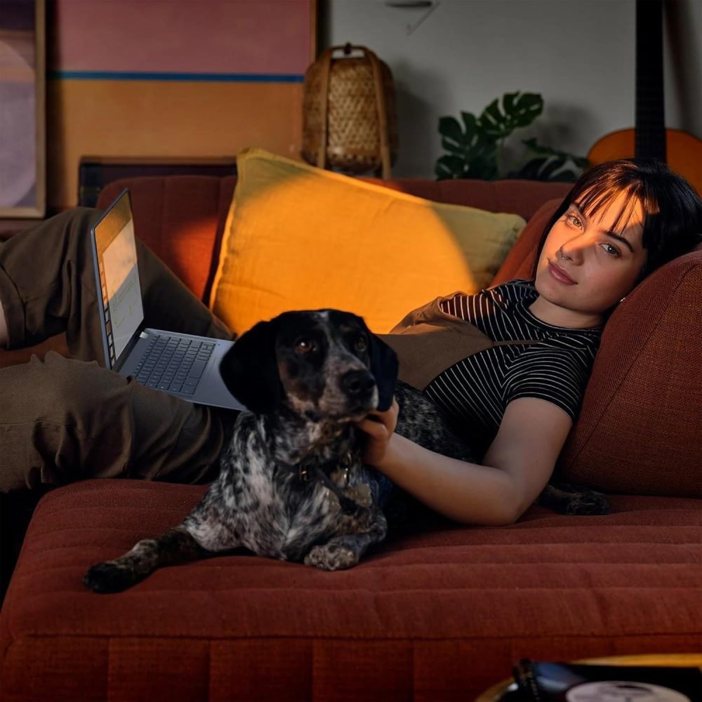 HP Convertible 2-in-1 Chromebook in Blue 14" Touch FHD Intel 4-Core up to 3.40GHz 4GB Ram 64GB Storage 4K Graphics Super-Fast WiFi Chrome OS (14b - Renewed) - Image 2