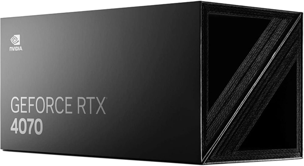 NVIDIA GeForce RTX 4070 Founder's Edition (FE) Graphics Card - Titanium and Black (900-1G141-2544-000) - Image 2