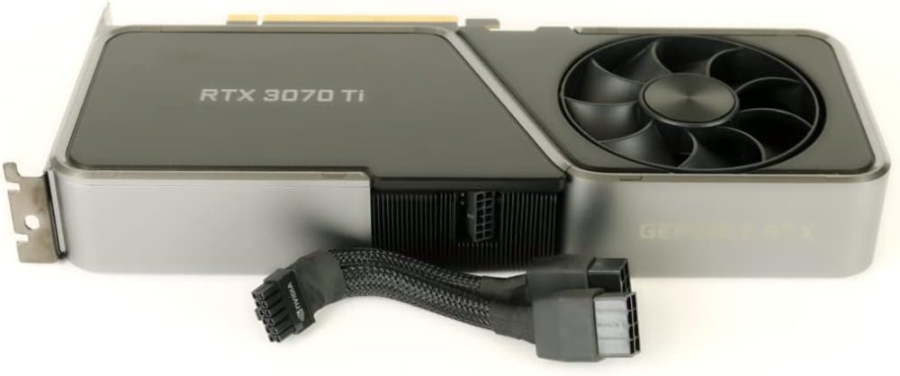 NVIDIA - GeForce RTX 3070 Ti 8GB GDDR6X PCI Express 4.0 Graphics Card - Dark Platinum and Black (Renewed) - Image 2
