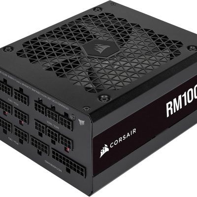 CORSAIR RM1000x Fully Modular ATX Power Supply - 80 Plus Gold - Low-Noise Fan - Zero RPM - Black (Renewed)