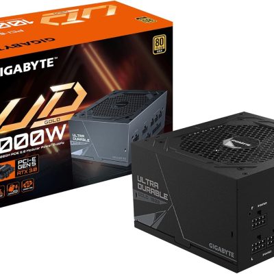GIGABYTE GP-UD1000GM PG5 Rev2.0 - PCIe5.0 Ready - ATX3.0-1000W 80 Plus Gold Certified - Fully Modular Power Supply