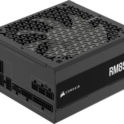 CORSAIR RM850x Fully Modular Low-Noise ATX Power Supply – ATX 3.1 Compliant – PCIe 5.1 Support – Cybenetics Gold Efficiency – Native 12V-2x6 Connector – Black