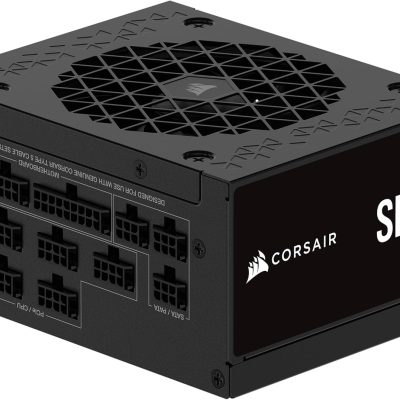 CORSAIR SF850 (2024) Fully Modular Low Noise 80 Plus Platinum ATX Power Supply – 3.0 Compliant – PCIe 5.0 Ready – SFX-to-ATX Bracket Included – Black