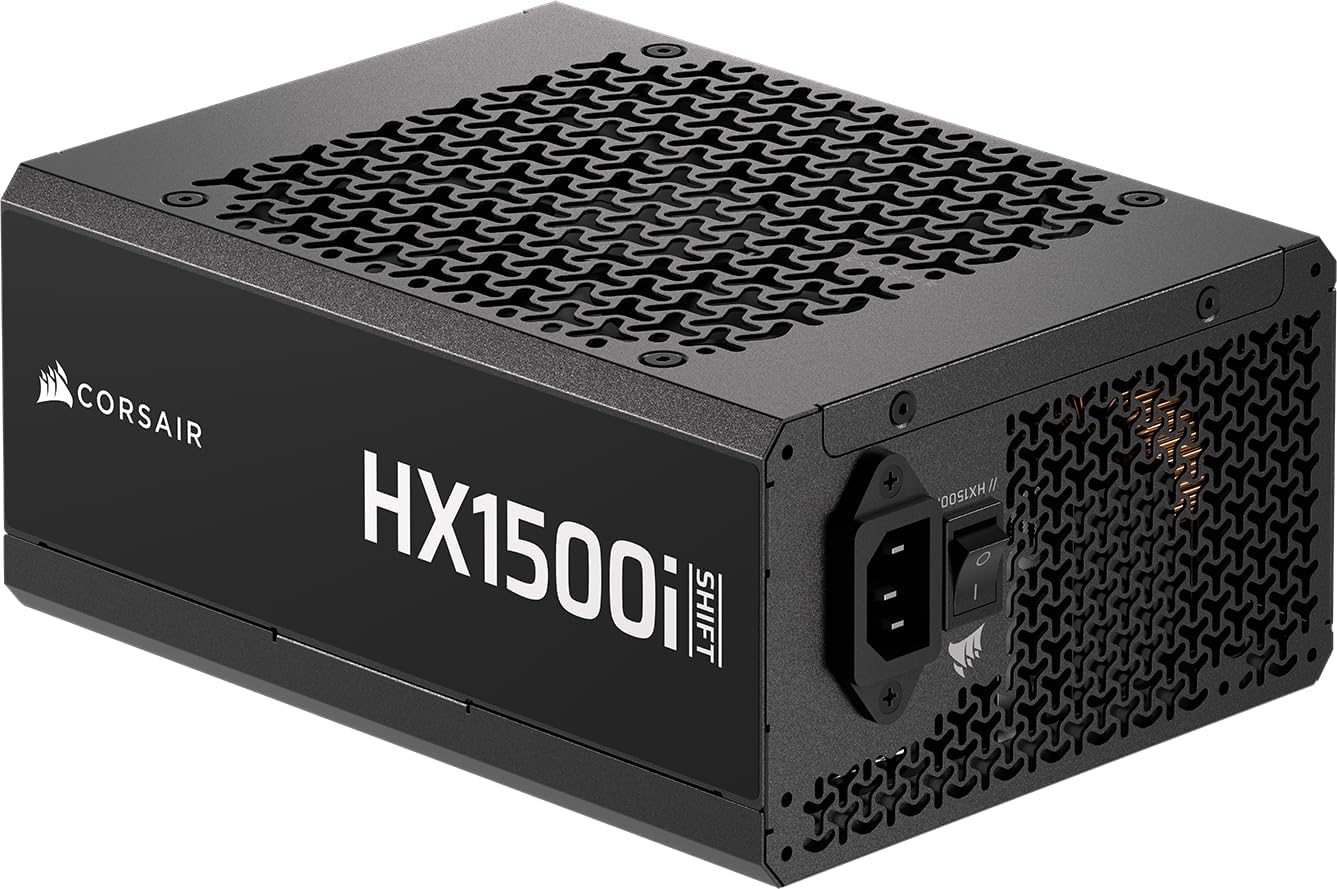 CORSAIR HX1500i Shift Fully Modular ATX Power Supply – Built-in iCUE Link System Hub