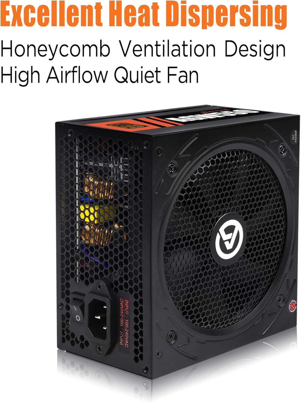 Power Supply 550W 80+ Bronze Certified PSU (ARESGAME, AGW550) - Image 3