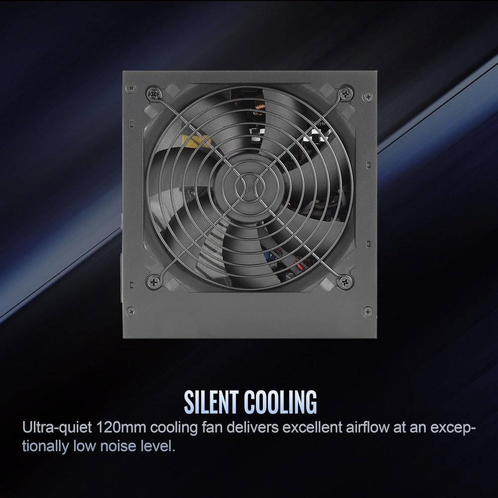 Smart W3 Series 80Plus Certified 700W Power Supply; ATX v3.1 Spec; 120mm FDB Fan; 5 Year Warranty; PS-SPW-0700NNFAWU-1 - Image 3