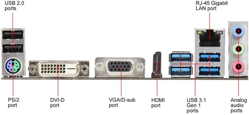 B450M-HDV R4.0 AMD B450 AM4 Socket Ryzen 2000 - 5000 Processors DDR4 3200 64GB HDMI DVI-D D-Sub Motherboard SATA 6Gb/s Micro ATX M.2 - Image 3