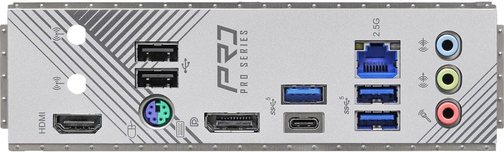 ASRock B760M Pro RS Motherboard DDR5 7200MHz HDMI DisplayPort eDP PCIe Gen5 (Graphics) 14th 13th 12th Gen Intel Core Processors LGA1700 192GB - Image 3