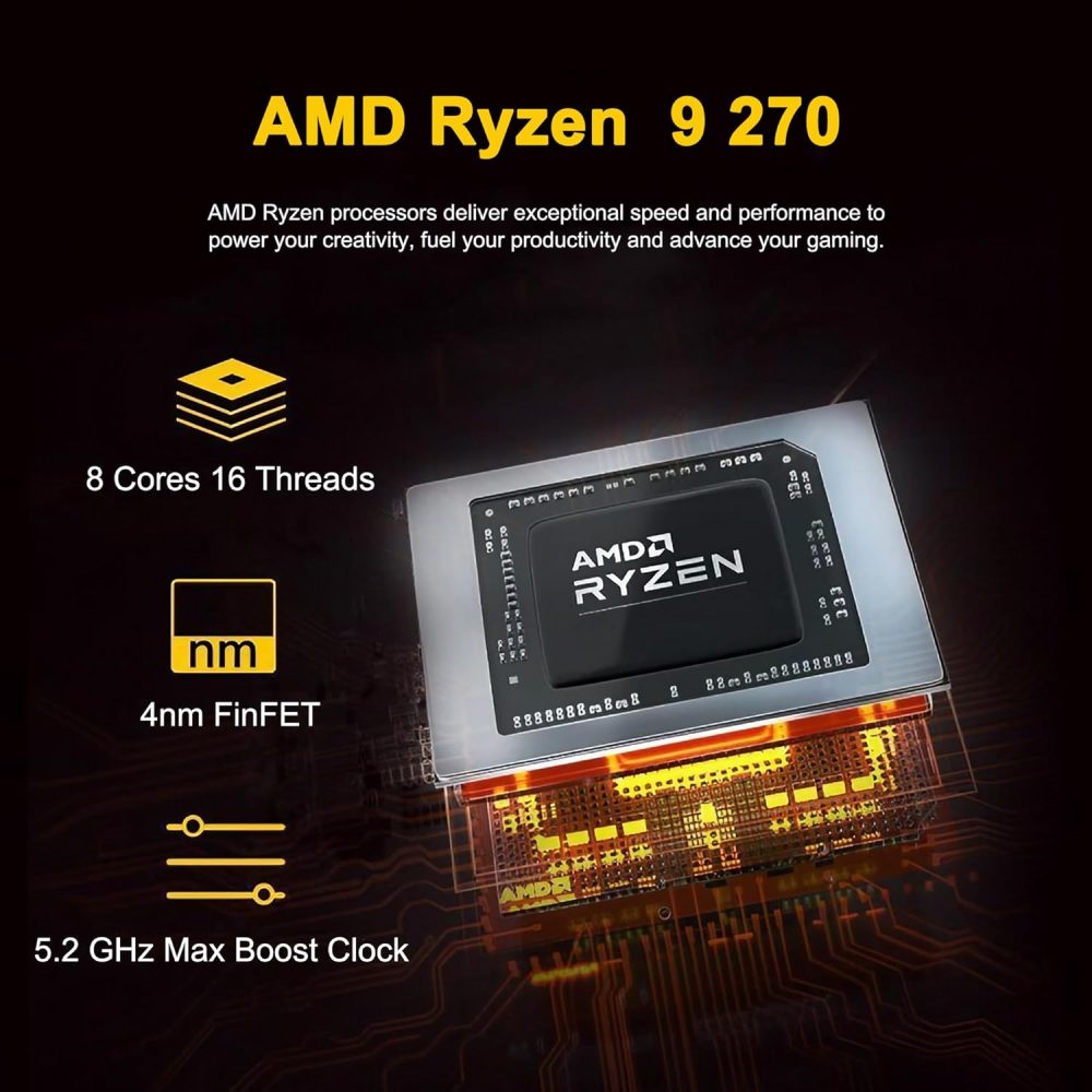 ASUS TUF Gaming A16 AI Laptop 16" WUXGA IPS 165Hz (100% sRGB, GSYNC) AMD 8-core Ryzen 9 270 (>i7-14650HX) 64GB RAM 1TB SSD GeForce RTX 5070 (Up to 798 AI TOPS) RGB Backlit USB4 Hi-Res Win11Pro ICP Hub - Image 3