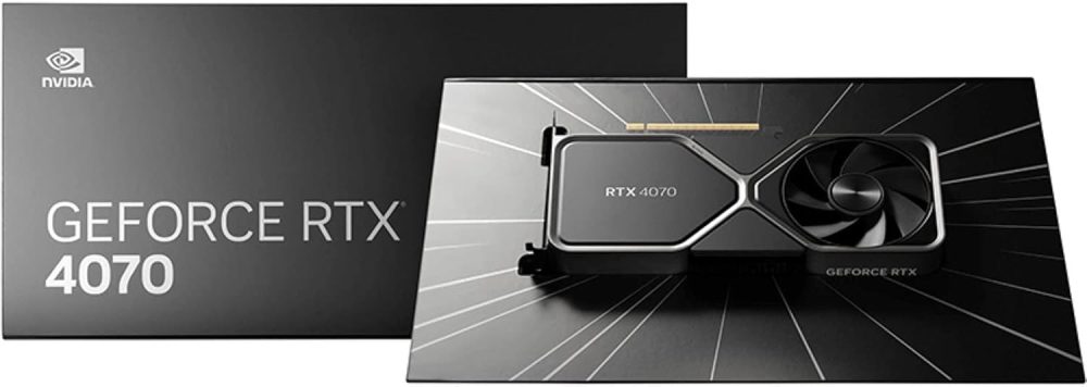 NVIDIA GeForce RTX 4070 Founder's Edition (FE) Graphics Card - Titanium and Black (900-1G141-2544-000) - Image 3