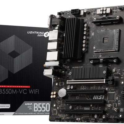 MSI PRO B550M-VC WiFi ProSeries Motherboard (AMD Ryzen 5000 Series