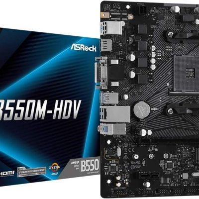 ASRock B550M-HDV AMD AM4 Micro-ATX Motherboard