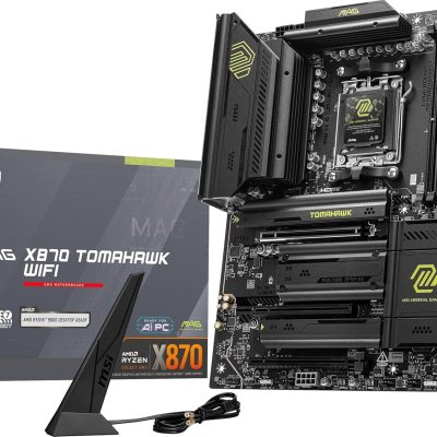 MSI MAG X870 Tomahawk WiFi Gaming Motherboard (AMD Ryzen 9000/8000/7000 Series Processors