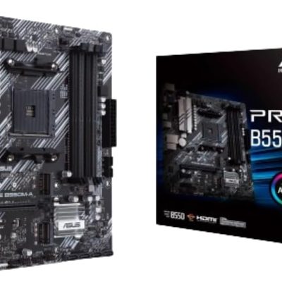 ASUS Prime B550M-A WiFi II AMD Micro ATX Motherboard with PCIe 4.0