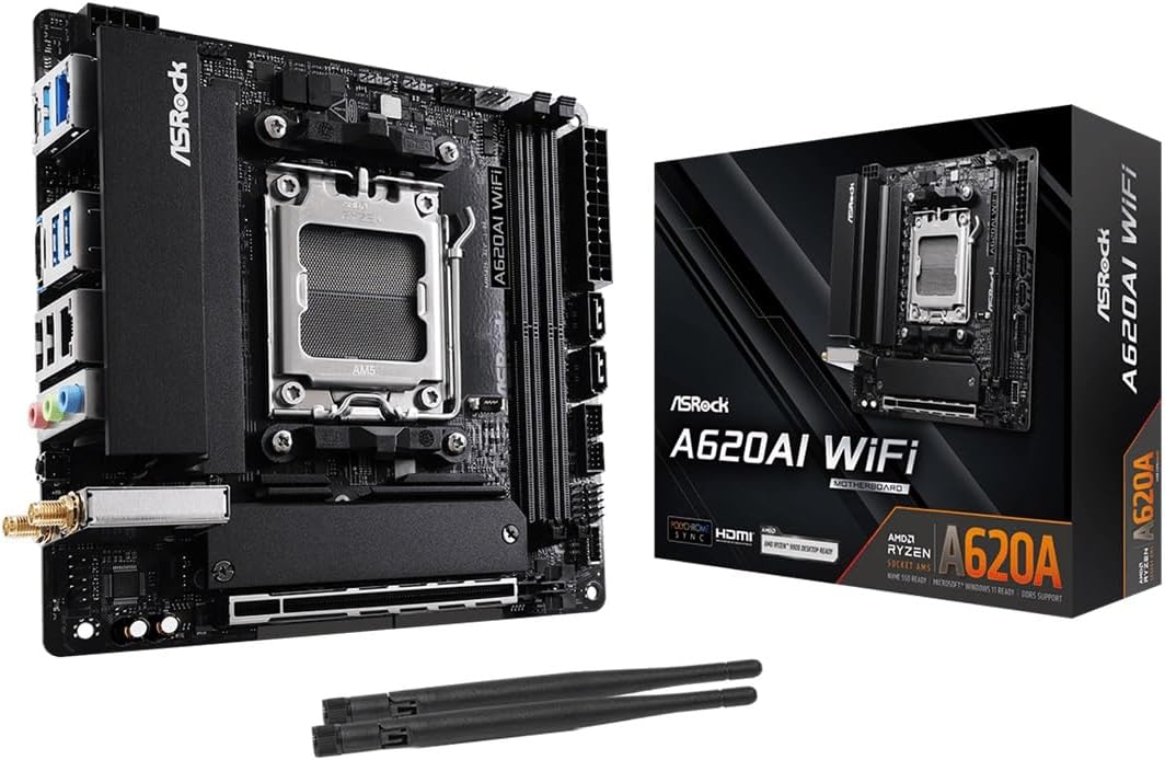 ASRock A620AI WiFi AMD AM5 Mini-ITX Motherboard