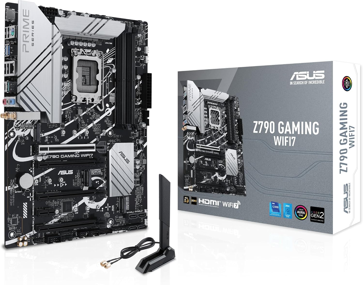 ASUS Z790 GAMING WIFI7 (LGA 1700) ATX motherboard with PCIe 5.0