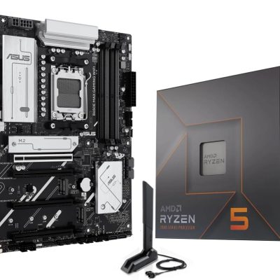 MICRO CENTER AMD Ryzen 5 7600X CPU Processor Bundle with ASUS B650E MAX Gaming WiFi AM5 ATX Motherboard (DDR5