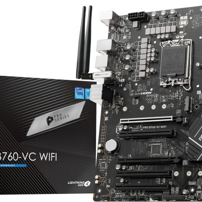 MSI PRO B760-VC WiFi ProSeries Motherboard (Supports 12th/13th Gen Intel Processors