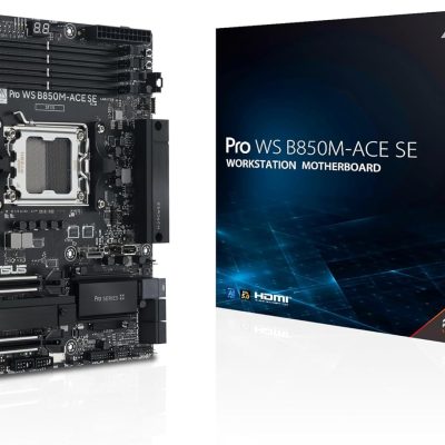 ASUS Pro WS B850M-ACE SE AMD AM5 B850 mATX MicroATX Business motherboard