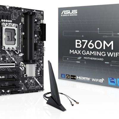 ASUS B760M MAX Gaming WiFi Intel® B760 (LGA 1700) mATX Motherboard
