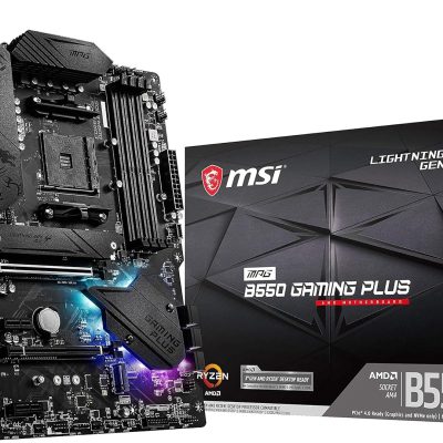 MSI MPG B550 GAMING PLUS Desktop Motherboard - AMD B550 Chipset - Socket AM4 - ATX