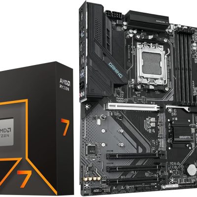 MICRO CENTER AMD Ryzen 7 9700X CPU Processor with GIGABYTE B850 Gaming WIFI6 Motherboard (ATX