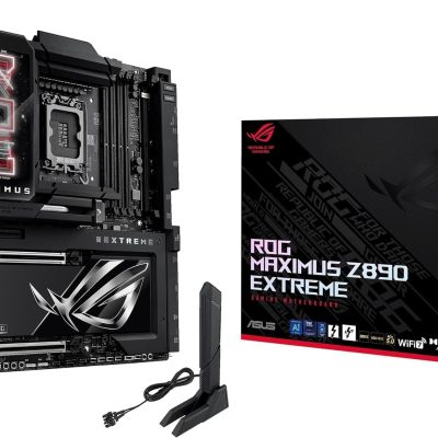 ASUS ROG Maximus Z890 Extreme Intel Z890 LGA1851 DDR5 9200 HDMI 2xThunderbolt 5 6X M2 USB3.2 WiFi 7 + BT Aura RGB 10Gbit + 2.5Gbit LAN ATX 24+1+2+2 Power Phases