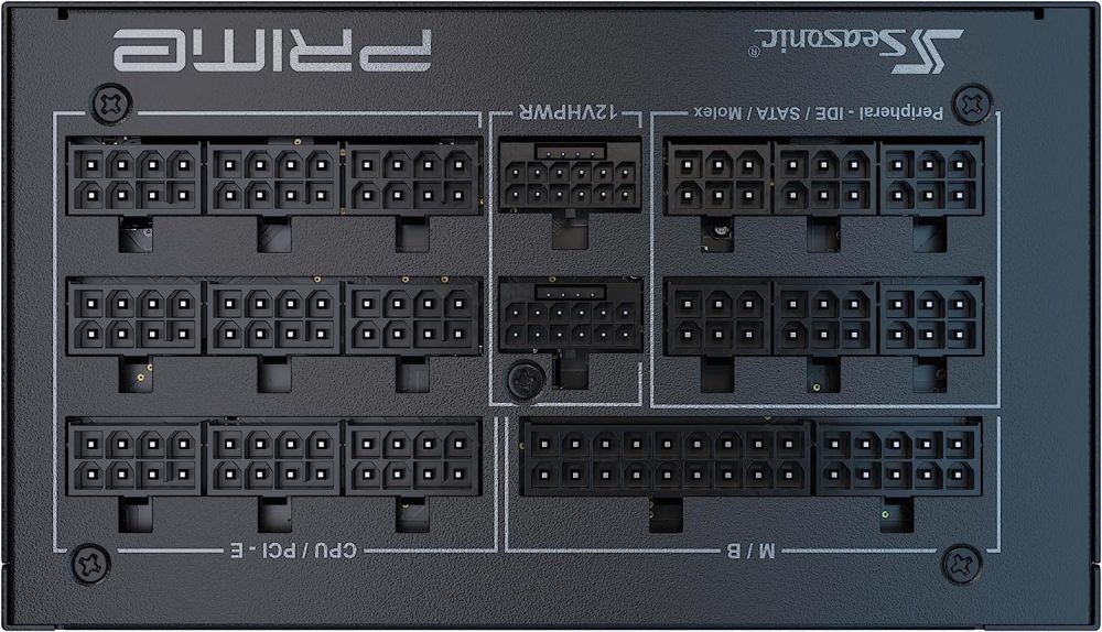 Seasonic PRIME PX-1600 - 1600W - 80+ Platinum - ATX 3.0 & PCIe 5.0 Ready - Fully Modular - Premium Japanese Capacitors - 12 Year Warranty - Nvidia RTX 40/50 & AMD GPU Compatible (Ref. SSR-1600PD2) - Image 4