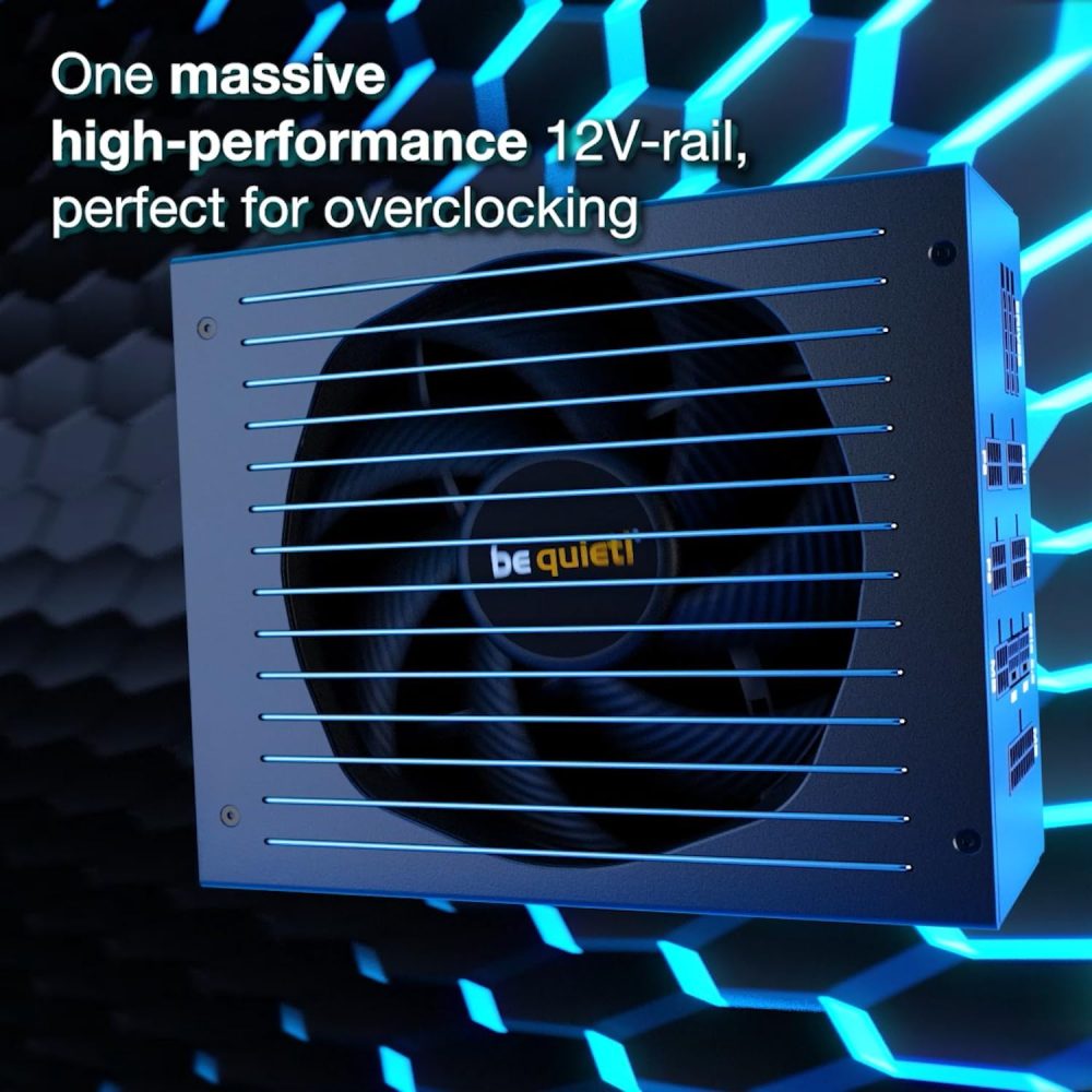 be quiet! Straight Power 12-1500w Modular Power Supply | 80 Plus Platinum ATX 3.1 Compliant | for PCIe 5.0 GPUs and GPUs with 6+2 pin connectors | Silent 135mm Fan | BN518 - Image 4