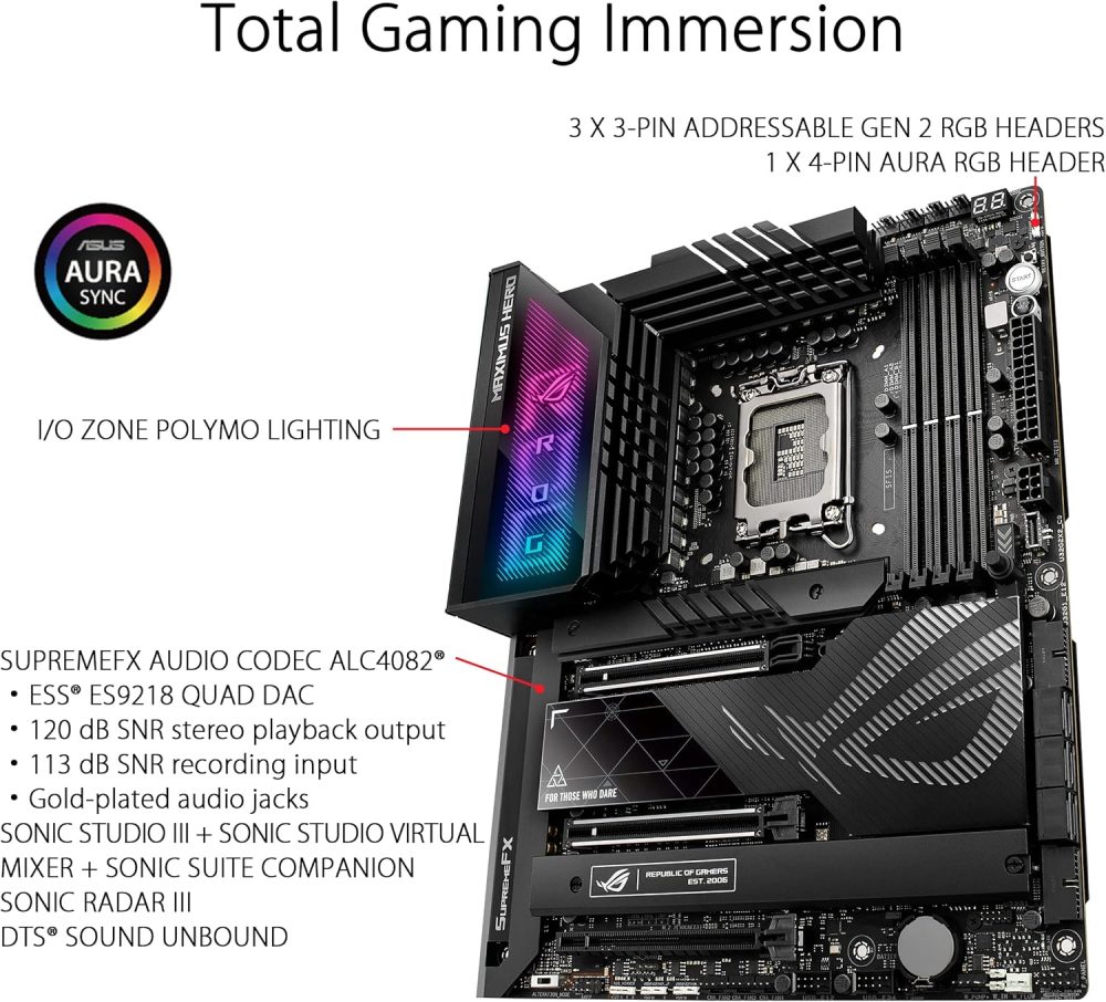 ASUS ROG MAXIMUS Z790 HERO Intel Z790 LGA 1700 ATX - Image 4