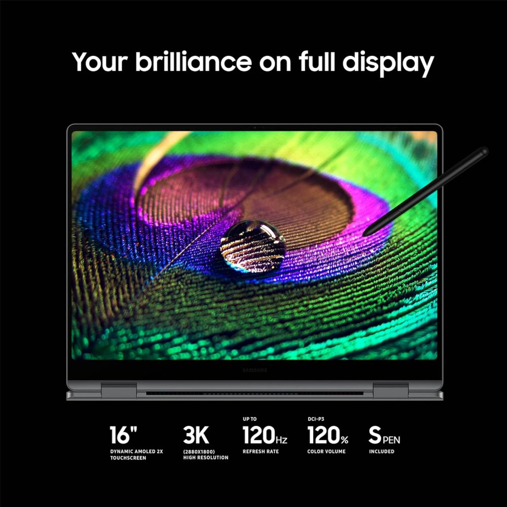 3K AMOLED (2880x1800) Touchscreen