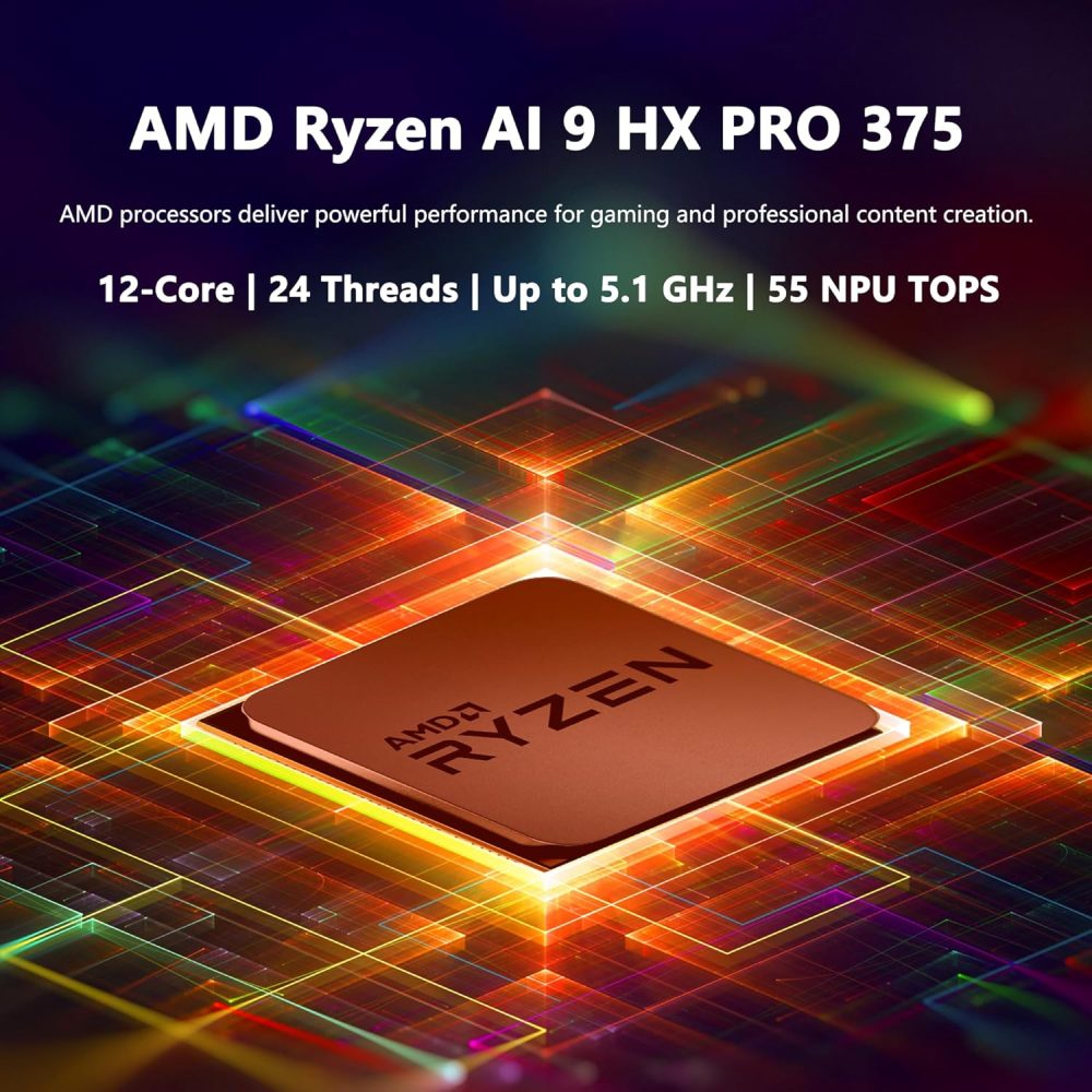 HP EliteBook X G1a AI Laptop | 14" 2.8K OLED Touchscreen | AMD Ryzen AI 9 HX PRO 375 (55 NPU Tops) | 32GB DDR5 2TB SSD | Copilot+ PC for Creator Business Professional Win11 w/DLCA Accessory - Image 4