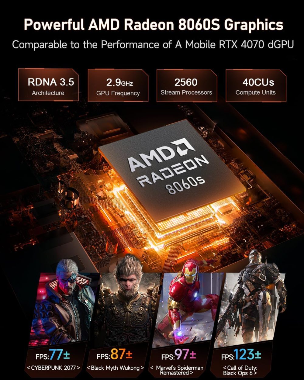 Mini Computer 10GbE Dual LAN/WiFi 7+BT5.4/8K Quad Display/USB4.0 * 2/SD Card Slot/DeepSeek 70B