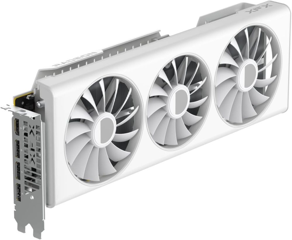 XFX Speedster QICK319 Radeon RX 7800 XT White CORE Gaming Graphics Card with 16GB GDDR6 HDMI 3xDP, AMD RDNA 3 RX-78TQICKW9 - Image 4