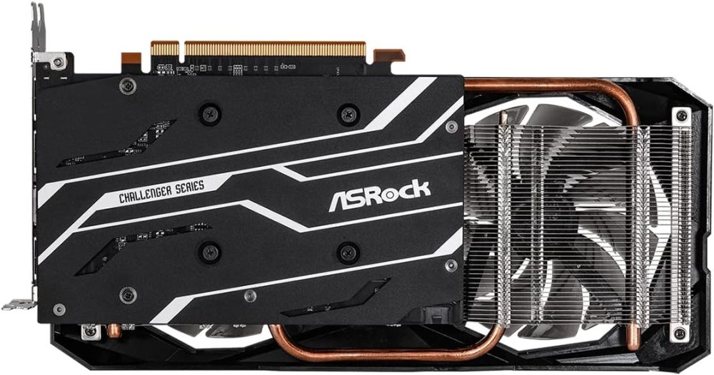 ASRock AMD Radeon RX 6600 Challenger D 8GB GDDR6 DisplayPort 14Gbps HDMI 0dB Silent Cooling 128-bit 7680 x 4320 Dual Fan Graphics Card PCI Express 4.0 x8 8-pin - Image 4