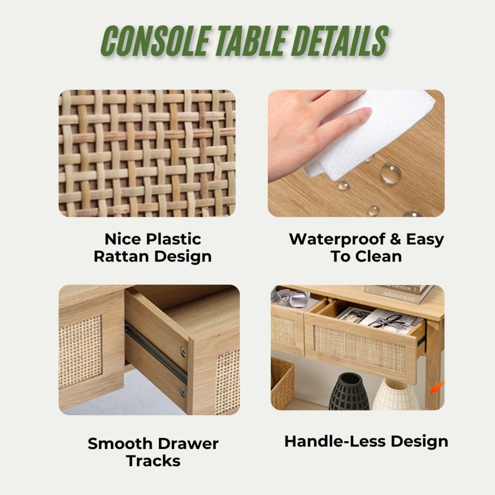 Sofa Table Foyer Hallway Behind Couch Table for Living Room