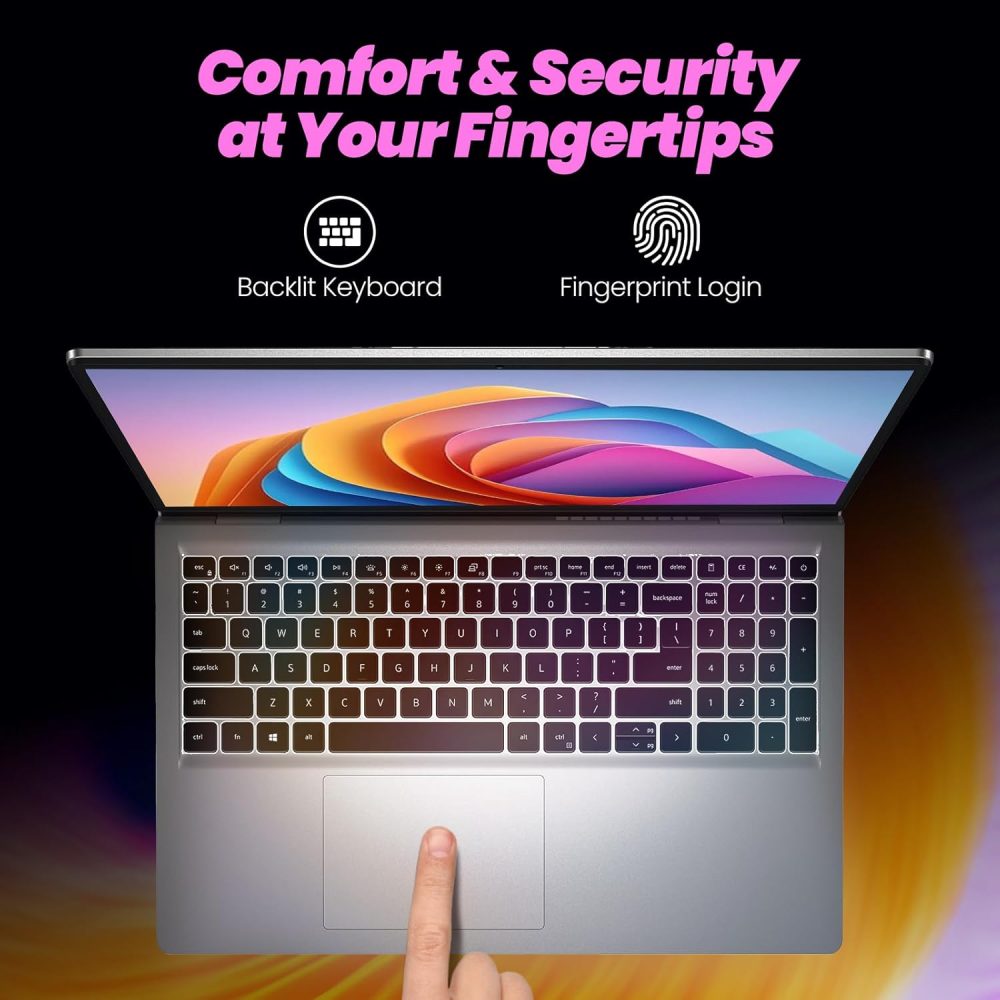 Dell 2025 Business Laptop Computer | 15.6" FHD 120Hz IPS Anti-Glare Display | Intel Core i7-1355U | Windows 11 Pro | Backlit Keyboard | Fingerprint | WiFi 6 | 32GB RAM + 1TB SSD - Image 4