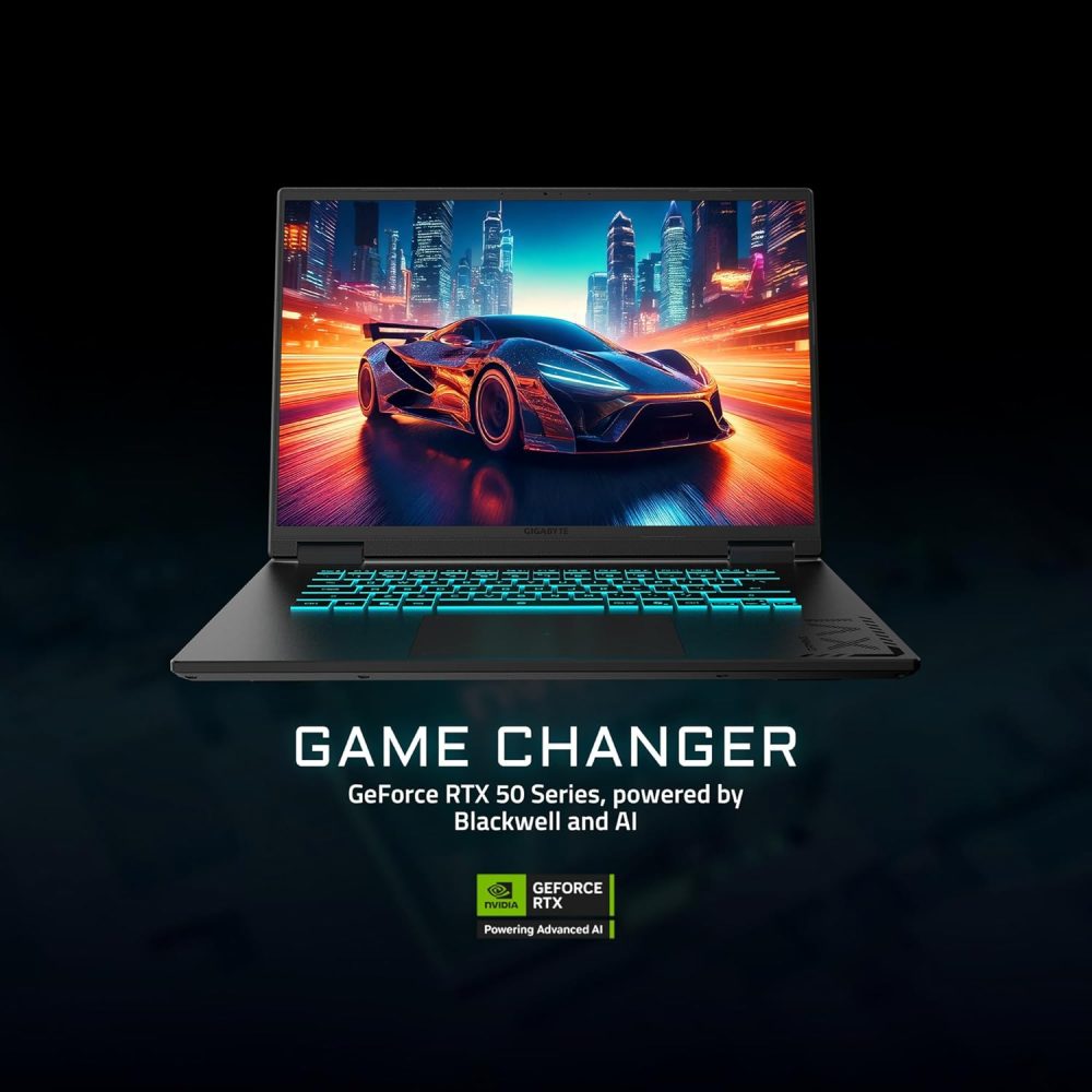 GIGABYTE - Gaming A16 Gaming Laptop - 165Hz 1920x1200 WUXGA - NVIDIA GeForce RTX 5070 - Intel i7-13620H - 1TB SSD with 32GB DDR5 RAM - Windows 11 Home AD Gaming A16 CWHI3US864SH - Image 4