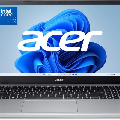 acer Aspire Go 15 AI Ready Laptop | 15.6" FHD (1920 x 1080) IPS Display | Intel Core 3 Processor N355 | Intel Graphics | 8GB DDR5 | 128GB UFS | Wi-Fi 6 | Windows 11 Home in S Mode | AG15-32P-39R2