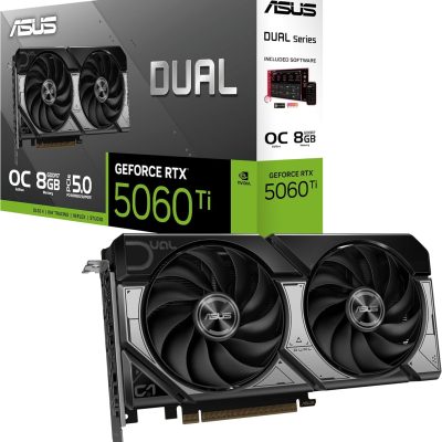 ASUS Dual GeForce RTX™ 5060 Ti 8GB GDDR7 OC Edition (PCIe 5.0