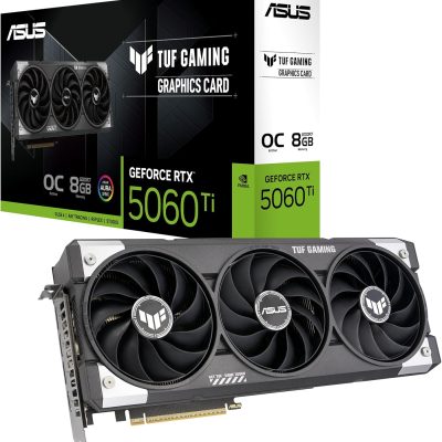 ASUS TUF Gaming GeForce RTX ™ 5060 Ti 8GB GDDR7 OC Edition Gaming Graphics Card (PCIe® 5.0