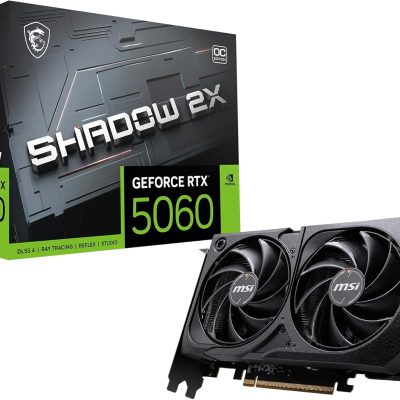msi Gaming RTX 5060 8G Shadow 2X OC Graphics Card (8GB GDDR7