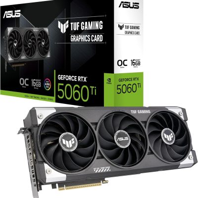 ASUS TUF Gaming GeForce RTX ™ 5060 Ti 16GB GDDR7 OC Edition Gaming Graphics Card (PCIe® 5.0