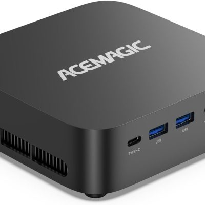 ACEMAGIC Mini PC Gaming AMD Ryzen 7 7730U (Upgraded 7430U/ 5825U) Windows 11 Pro 32GB RAM 1TB SSD Triple 4K@60Hz Display WiFi6 BT5.2 Type-C HDMI DP1.4b Mini Computers Desktop for Light Gaming/Office