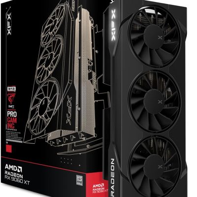 XFX Swift AMD Radeon RX 9060 XT OC Triple Fan Gaming Edition with 16GB GDDR6 HDMI 2xDP