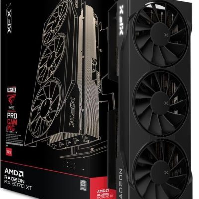 XFX Swift AMD Radeon RX 9070XT Triple Fan Gaming Edition with 16GB GDDR6 HDMI 3xDP